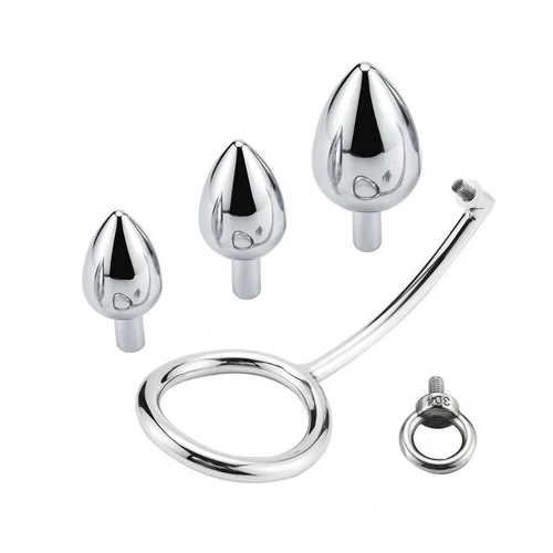 Ring Hook Set Stainless Cock Anal 4663 DiscreetChoice Steel with 0813